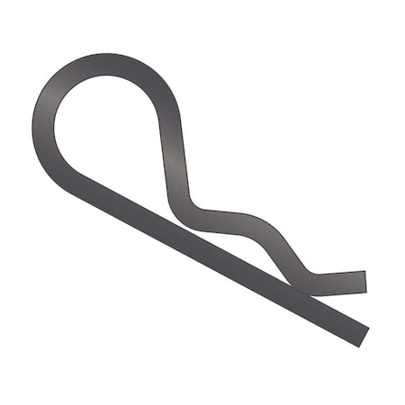 Huyett Bridge Cotter Pin, 17/64 in Dia, 3-1/4 in L, Spring Wire, 1 PK BPP-234